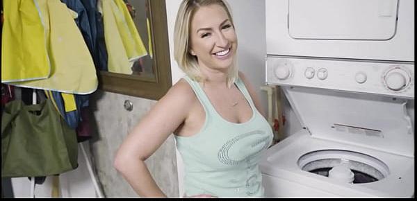  Big Tits Blonde MILF Step Mom Quinn Waters Family Sex With Step Son During Laundry POV